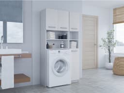 Wasmachine Ombouw Wit Met Extra Kast — thumbnail 3
