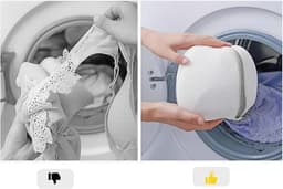 3 stuks - bh-waszakje - mesh waszakken - wasmachine zakken - voor delicate was - fijnmazige lingerie waszakken - ondergoed waszak met ritsen - voor intiem ondergoed - Cilindrische Ritsen Wasmachinetas - grijs - 15*17 cm — thumbnail 3