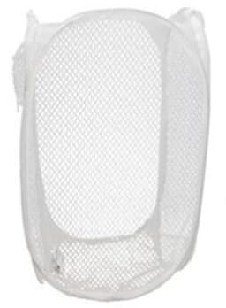 Gerimport Wasmand flexibel/opvouwbaar - wit - kunststof - 30 x 30 x 50 cm - 55 liter — thumbnail 4