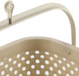KADAX Klassieke wasknijpermand, wasknijpermand voor waslijn, knijpermand om op te hangen, knijperzak voor wasknijpers, manden met haken (beige) — thumbnail 3