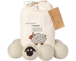 Goodivery® - Droogballen - Aroma Diffuser - Wol Drogerballen - Droogballen voor Wasdrogers - 24x16x7cm - Wit
