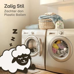 Droogballen Set van 6-100% Biologische Schapenwol voor Zachte Was & Korte Droogtijd - Perfect voor Dons . — thumbnail 3