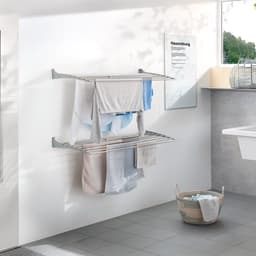 Foxydry Fold 116 cm DOWN - wasdroogrek wandmontage clicksysteem - neerwaartse sluiting - 116 x 50 x 10 cm — thumbnail 4