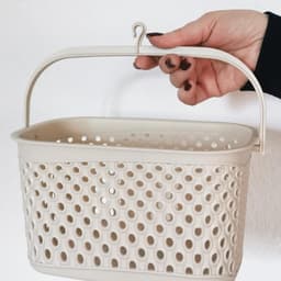 Goodivery ® Klemmermandje voor wasknijpers, wasknijpermand om op te hangen, wasknijpers in mandvorm, wasknijpers, praktisch opbergen, wasknijpers, donkergrijs — thumbnail 3