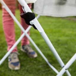 Doble wasrek uittrekbaar - 22 m drooglengte - Wit - 61 x 19,5 x 130,5 cm — thumbnail 2