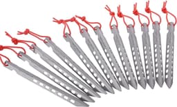 Ultralichte Tent Nagels - Campingtent Stakes voor buiten - Draagbare Haringen Tentpalen - 12 Stuks — thumbnail 1