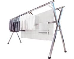 Luvetrex ® Opvouwbaar en Verstelbaar RVS Droogrek voor Binnen en Buiten Gebruik