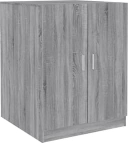 Wasmachine ombouw - Kast - Opbouwmeubel - Verhoger - Wasmachine meubel - Opbergkast - Hout - Grijs Sonoma — thumbnail 5