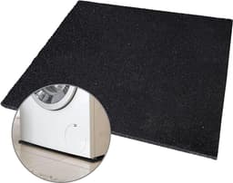 Anti Trillingsmat Wasmachine - en Wasdroger - Geluidsdempende Antislip Mat - Rubber Mat Trillingsdempers - Trillingsdempers wasmachine – Extra dik - Voetjes wasmachine & droger - Wasmachine demper – Anti trillings - vibratie - dempers pads – Antislip — thumbnail 1