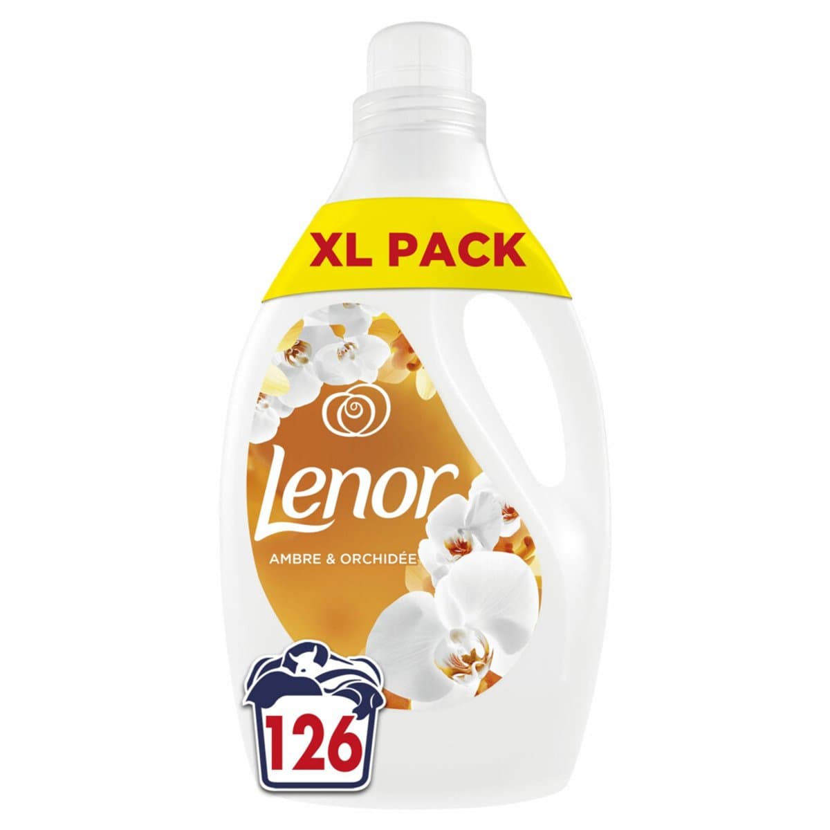 Lenor Wasverzachter Amber & Orchidee 126 Wasbeurten - 2650 ml — afbeelding 1