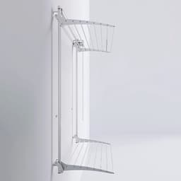 Foxydry Wall Plus 152 cm White - wanddroogrek -bediening rechts- 152 x 52 x 137 cm — thumbnail 3