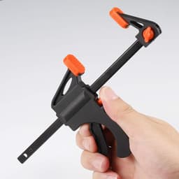 6 stuks 10 cm houtbewerkingsklemmen grip klemmen, snelgreep en snelspanner, bediening met één hand voor het rachet bar klem voor hout snel — thumbnail 4