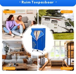 Elektrische Wasdroger - Smart Droogrek - Hangende Kleding Droger - Droger Voor Kledingkast - Warme Lucht Droger — thumbnail 2