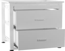 Nedco - Wasmachine verhoger met twee lades en schuifplateau - Heavy bold - maximale belasting 100Kg — thumbnail 4