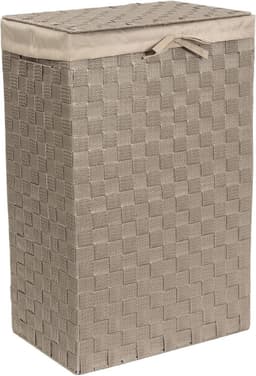 Wasmand 25x38x60 cm - Taupe - Ruime Opbergmand — thumbnail 1