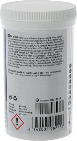 Bosch / Siemens Wasmachine - Vaatwasser ontkalker - 250 gram‎‎ — thumbnail 2