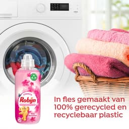 Robijn Wasverzachter Pink Sensation 33 Wasbeurten - 4 x 825 ml - Voordeelverpakking — thumbnail 4