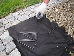 Grondankers - Haringen Tuin - Vastzetten Vlies - Roestvrij Verzinkt - 100 stuks - Zilver — thumbnail 5