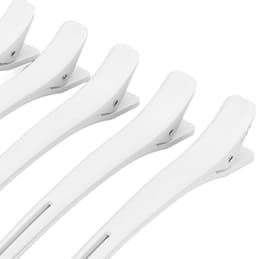 Haarspeld set - Eendenbek clips - Haarstyling thuis - Sterke grip - 12 stuks - Wit — thumbnail 1