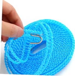 Droogtouw Nylon - Waslijn Kleding - Kleding Drogen - Winddicht Antislip - 5 Meter - As Shown — thumbnail 3