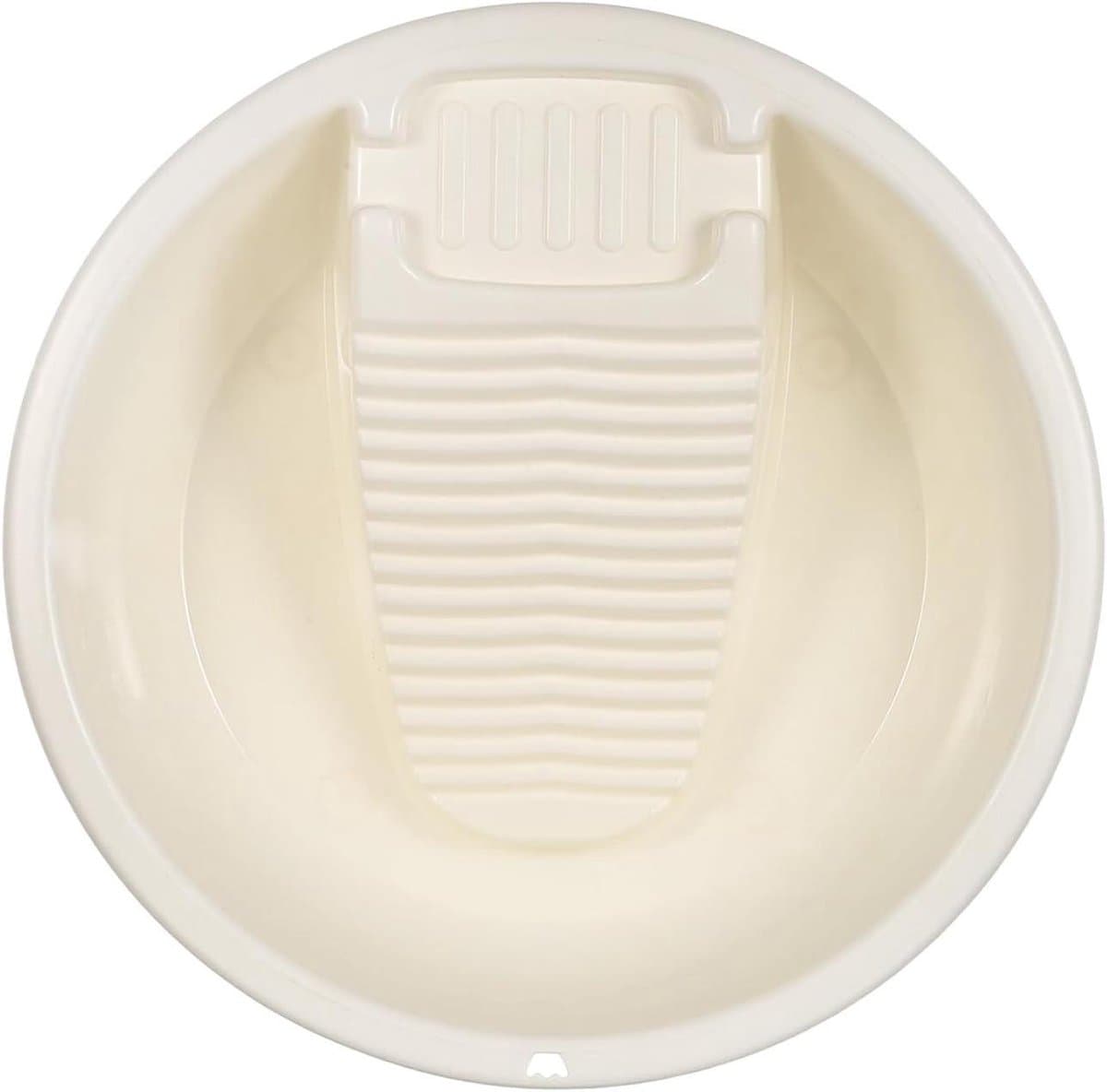 Thick Plastic Washbasin with Built-in Washboard Portable Washbasin for Household Use Spacious Laundry Room Non-slip Robust Suitable for Bathroom Balcony Hospital Use — afbeelding 1