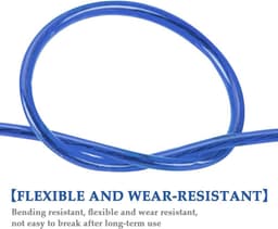 Waslijn Staal - Droog Touw PVC - Kleding Drogen Buiten - Sterke Staal Kern - 50 meter - Blauw — thumbnail 5