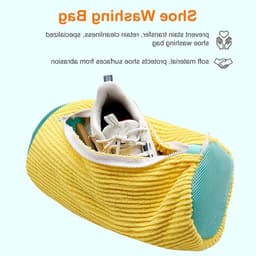 Waszak voor schoenen, herbruikbare ritssluiting, pluche bescherming voor gymschoenen en tennisschoenen, 1 stuk — thumbnail 5