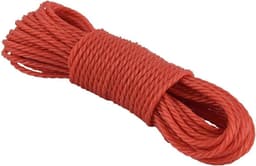 Waslijn Touw - Kledinglijn Hanger - Kleding Drogen - Antislip Ontwerp - 10 Meter - Rood — thumbnail 1