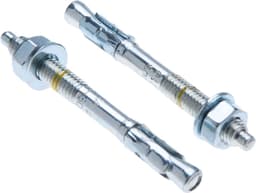 Betonanker - Wiganker - Zware Bevestiging - Doorlopende Bout - 10x92mm - Gegalvaniseerd — thumbnail 1