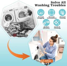 Dailygoody - Mesh Waszakken - Delicate Waszakken - Hanglus - Lichtgrijs - Waszakken voor Ondergoed - Ideaal voor Babykleding en Sokken — thumbnail 3