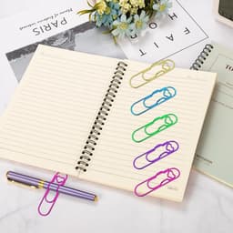 Metalen Pen Clips - Houders Pennen - Bureau Organisatie - Roestvrij Staal - 20 stuks - Multicolor — thumbnail 2