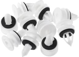Dailygoods- Deurbekledingsclips - Duurzaam Kunststof - 10 Stuks - Wit - Slijtvast - Voor Chevrolet/Buick - Totale Lengte 28 mm - Autoclips — thumbnail 1