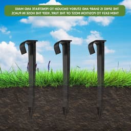 Grondpinnen voor irrigatiesystemen, grondankers en druppelbewateringsteunen voor 16 mm slang (50 stuks) — thumbnail 4