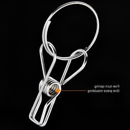 Vouwbaar RVS Sokdroogrek met 46 Clips, Rotatable Haak, Ideaal voor Sokken, Ondergoed en Wasaccessoires — thumbnail 4