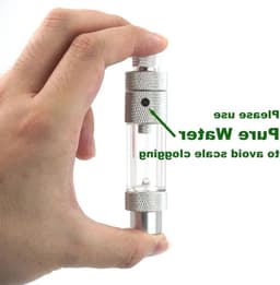 Eenvoudige waterbijvul CO2-bubbelmeter met terugslagklep en watertoevoer voor planten aquaria, inclusief lucht slang aansluiting en CO2-regelaar — thumbnail 2