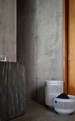 Grote Wasmand met Deksel 40x54 cm in Lichtgrijs - Stijlvol Scandinavisch Design — thumbnail 5