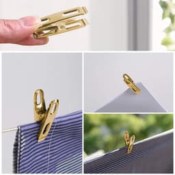 50 Stuks Roestvrijstalen Wasknijpers - Wind- en Roestbestendige Metalen Clips — thumbnail 4