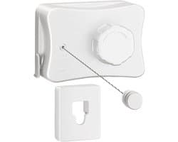 Intrekbare Waslijn - Wand Waslijn - Ruimte Besparen - Zware Lasten - 5.1 Meter - Wit