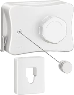 Intrekbare Waslijn - Wand Waslijn - Ruimte Besparen - Zware Lasten - 5.1 Meter - Wit — thumbnail 1