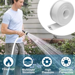 Platte Afvoerslang 10 Meter (32mm) - Waterdichte Slang voor Dompelpomp en Vuilwaterpomp — thumbnail 3