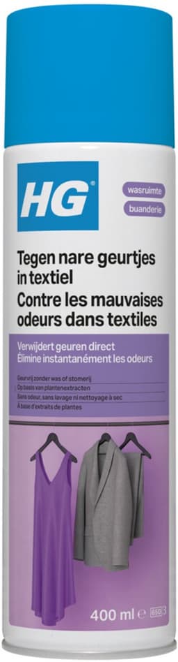 HG tegen nare geurtjes in textiel 400ml — thumbnail 1