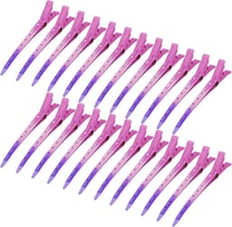 24 Stuks Duck Bill Clips Roestvrij Metaal voor Haarstyling en Kleurbehandeling — thumbnail 1