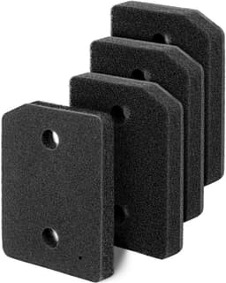 EXCITAT Filters - Sponsfilters - Condensdroger Schuimspons - Vervangende onderdelen Filters - Schuimfilters - geschikt voor Miele 9164761 Droger, Warmtepompdroger - 4 stuks - 207*157*30 mm — thumbnail 1