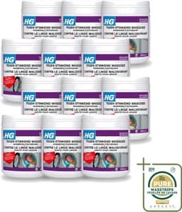 12 x HG - Wasruimte - Tegen Stinkend Wasgoed - Wasmiddeltoevoeging - 500 g - Wasstrips - Wasmiddel Tegen Stank - Stinkend Wasgoed - Wasmiddel Toevoeging - Stankmoleculen Verwijderen - Fris Wasgoed — thumbnail 1