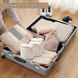 3-Pack Waszakken voor Bh's met Premium Rits, Duurzaam en Beschermend, Ideaal voor Wasmachine en Sokken — thumbnail 2