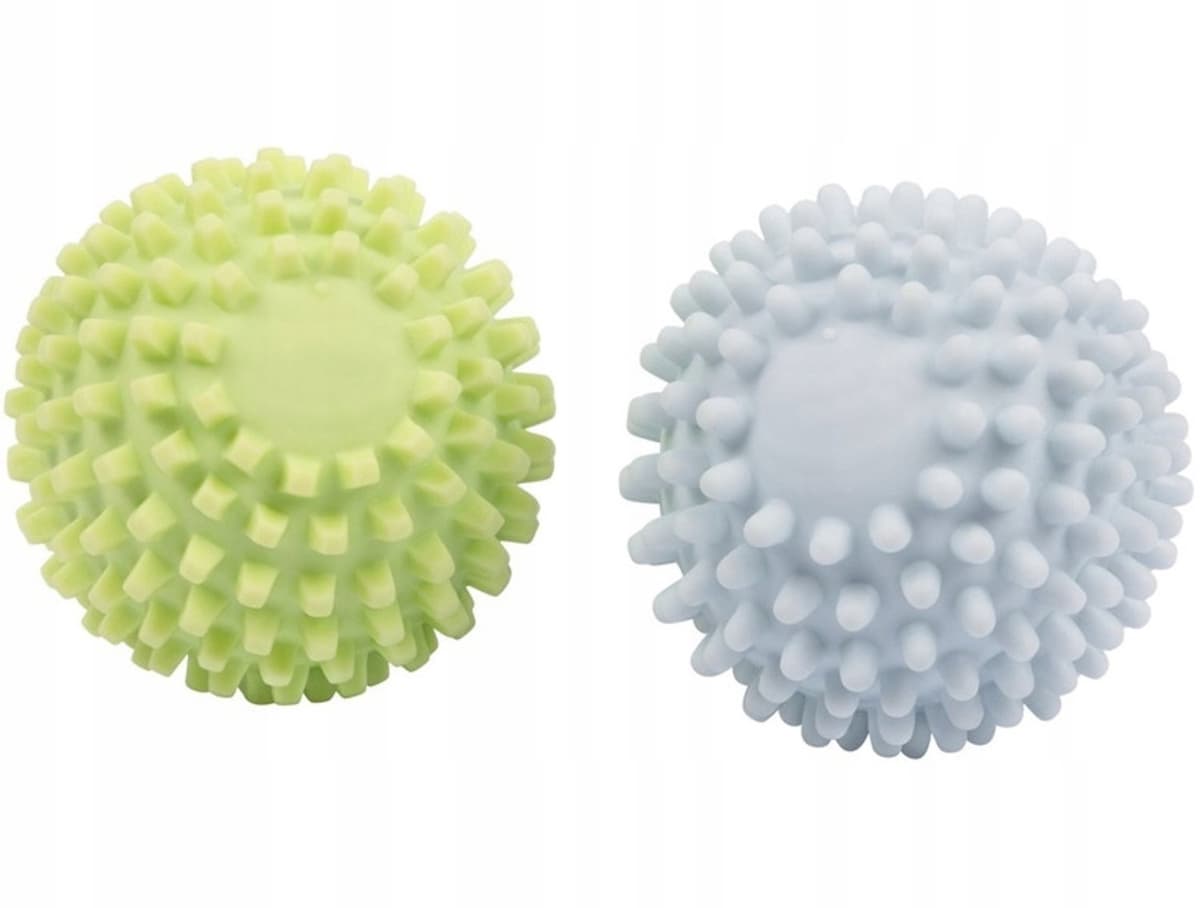 Droogballen voor Wasdroger - 2 Stuks - Witte Wol — afbeelding 1