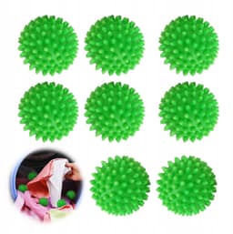 8 Stuks Wollen Droogballen voor Zachte Kleding & Snellere Droogtijd — thumbnail 1
