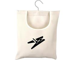 Wasknijperzak - Beige - Duurzaam Canvas - Ruim Ontwerp - Voor Wasknijpers en Kleine Voorwerpen