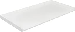 VEVOR Werkblad voor Wasmachine en Droger (137 X 69,9 cm) met Opstaande Rand en Haken, voor Organisatie en Opbergruimte in Linnenkast, Voorraadkast of Keukenblad, Draagvermogen 113 Kg, Wit — thumbnail 2