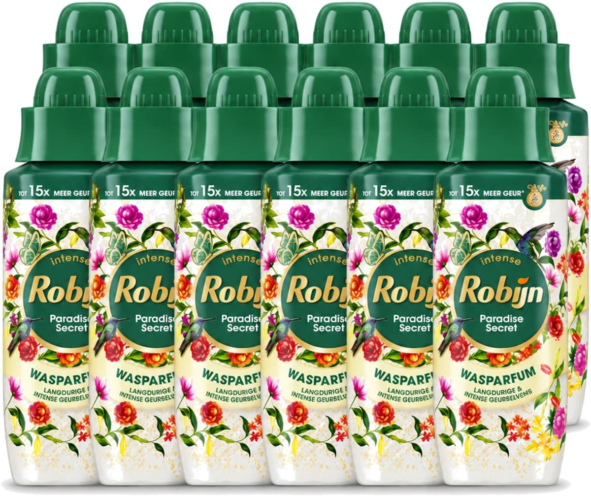 12 x Robijn – Wasparfum – Paradise Secret – 342 ml - Voordeelverpakking - 12 stuks — afbeelding 1